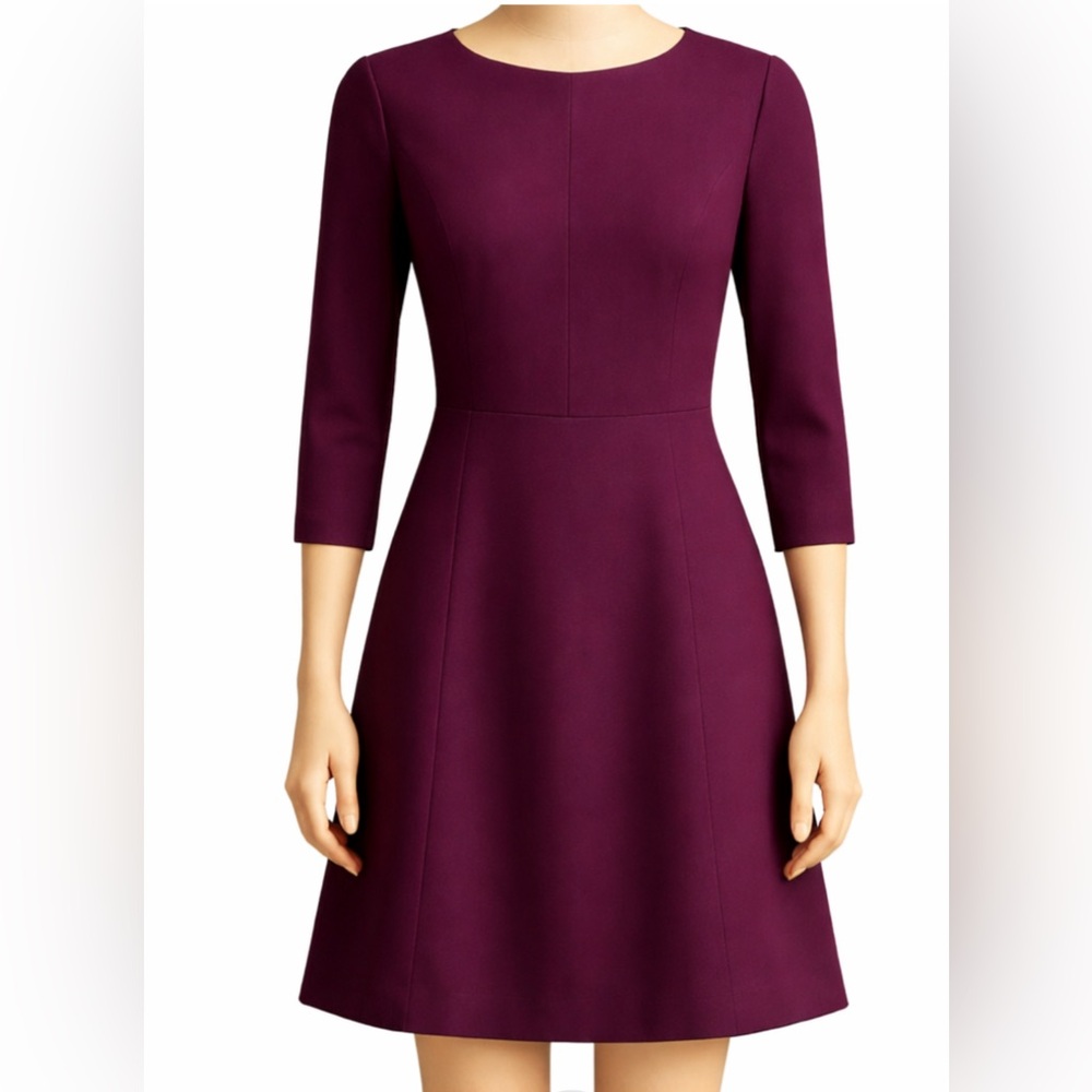 Vince Camuto Deep Purple Mini Dress